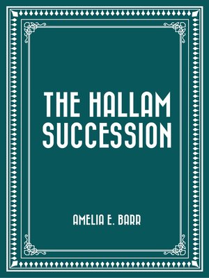 cover image of The Hallam Succession
